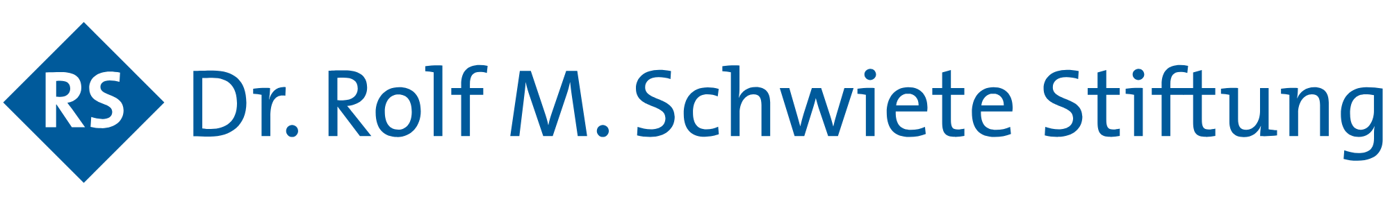 Logo Dr. Rolf M. Schwiete Stiftung (blau)