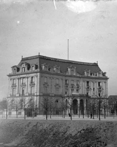 Historisches Foto (um 1914) vom Palais Lanz